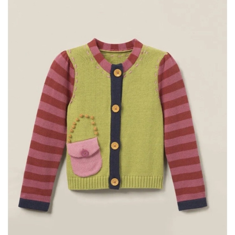 Matilda Jane Girls Sweater‎ Size 10 Little Shopper Sweater New Cardigan